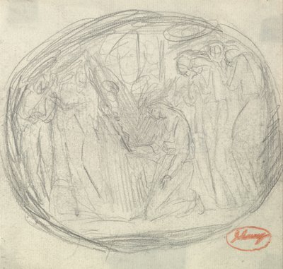 Execution of Mary Stuart by George Romney
